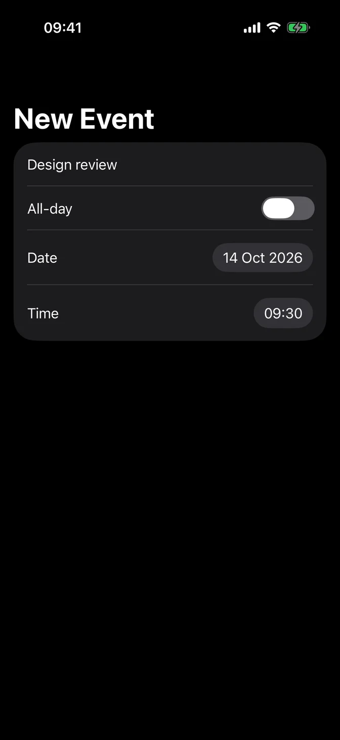 Date Picker for iOS - swiftui-flx