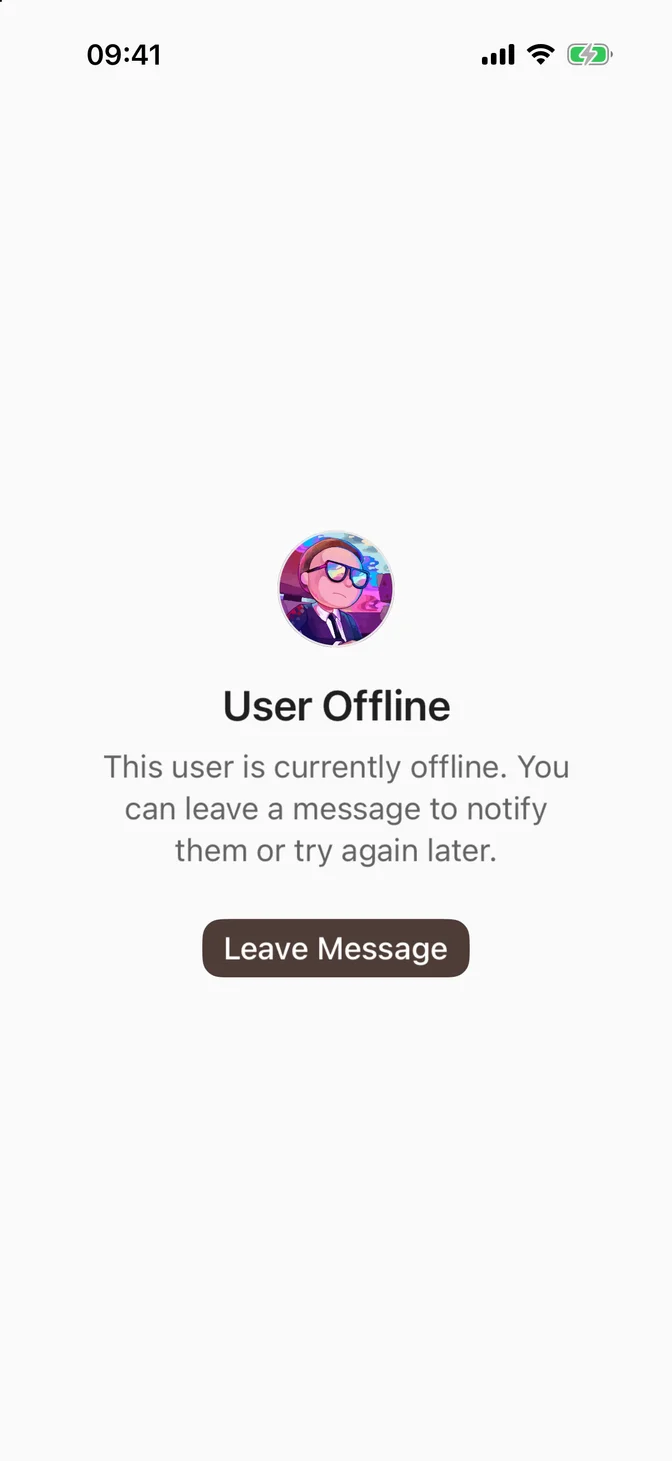 FLXEmpty with an avatar