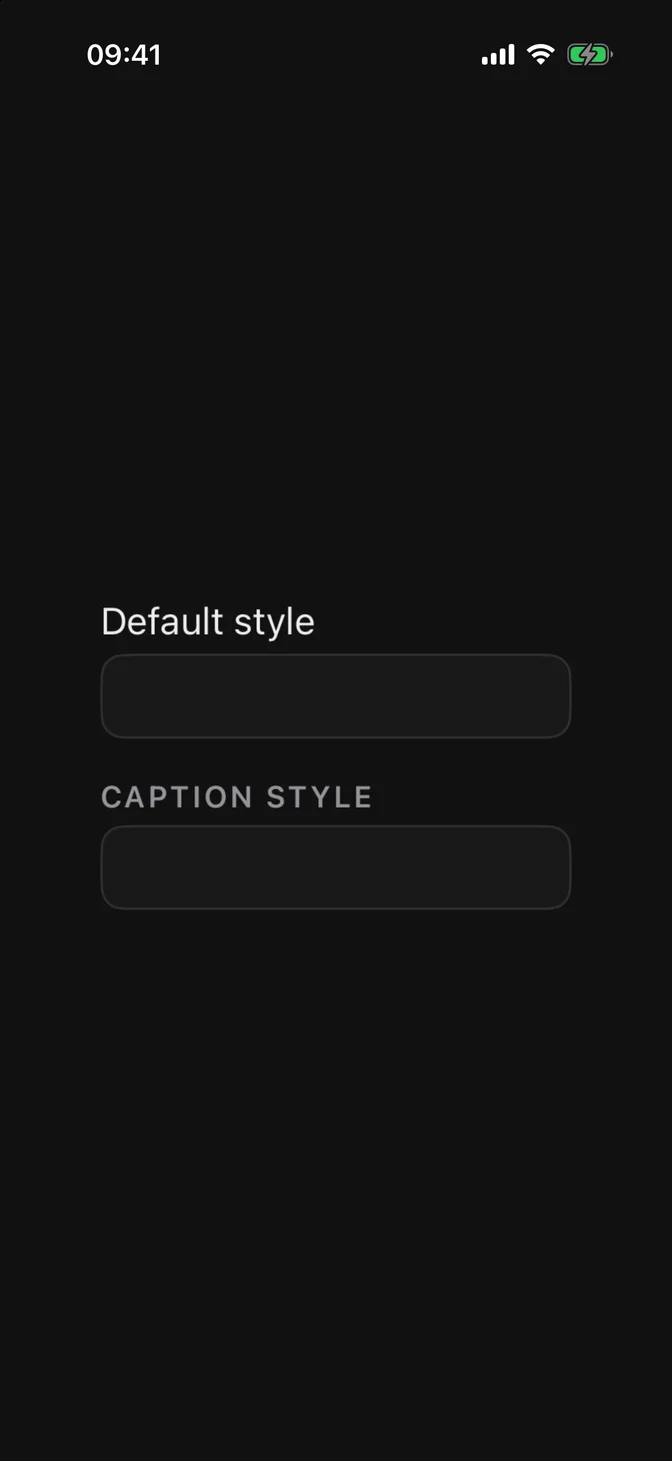 FLXFieldLabel custom styling