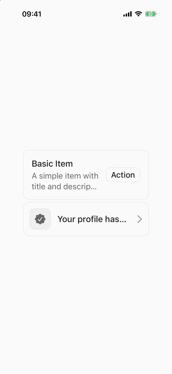 FLXItem example