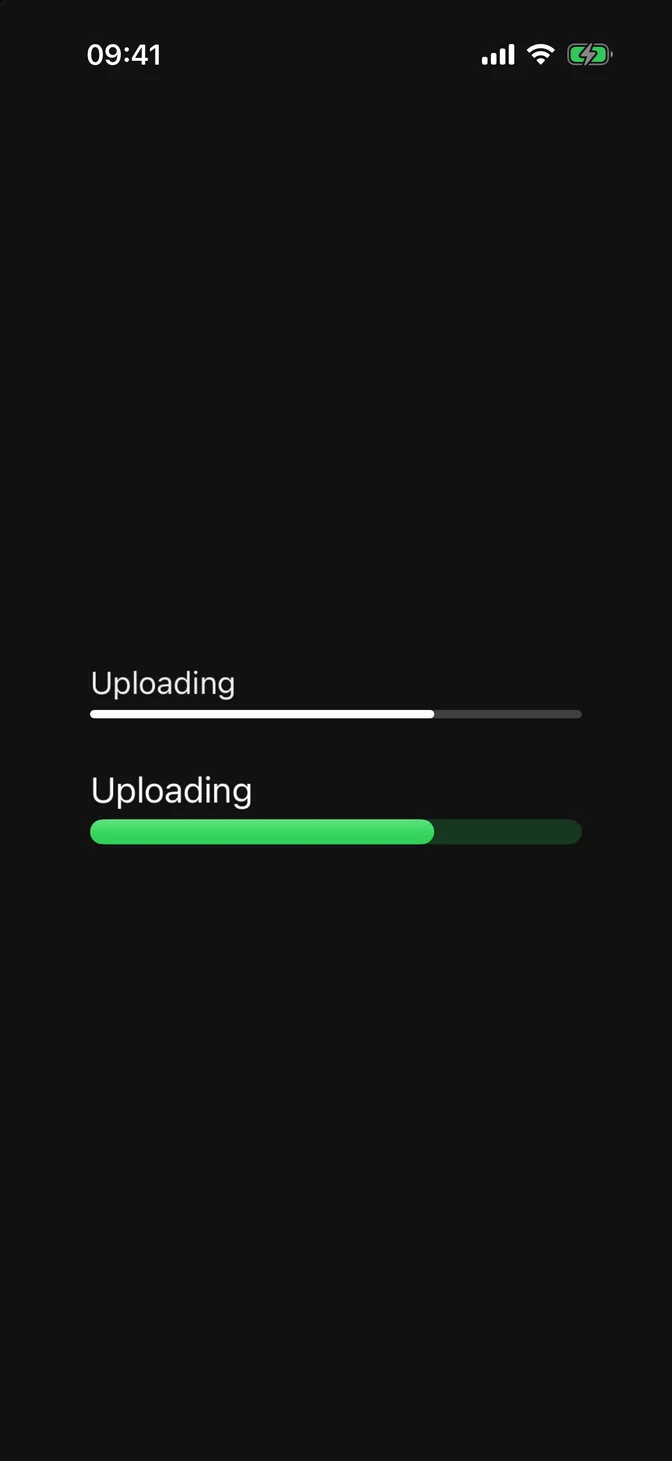 FLXProgressView custom styling