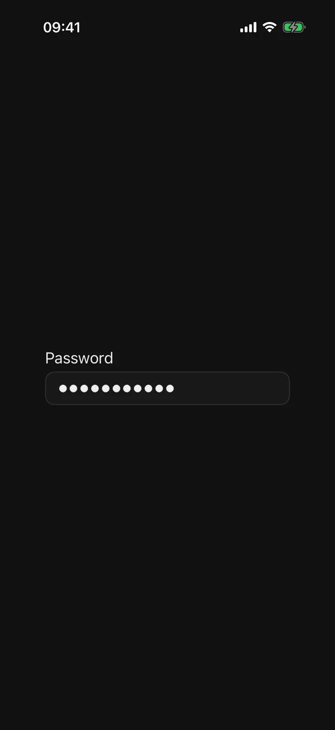 FLXSecureField example