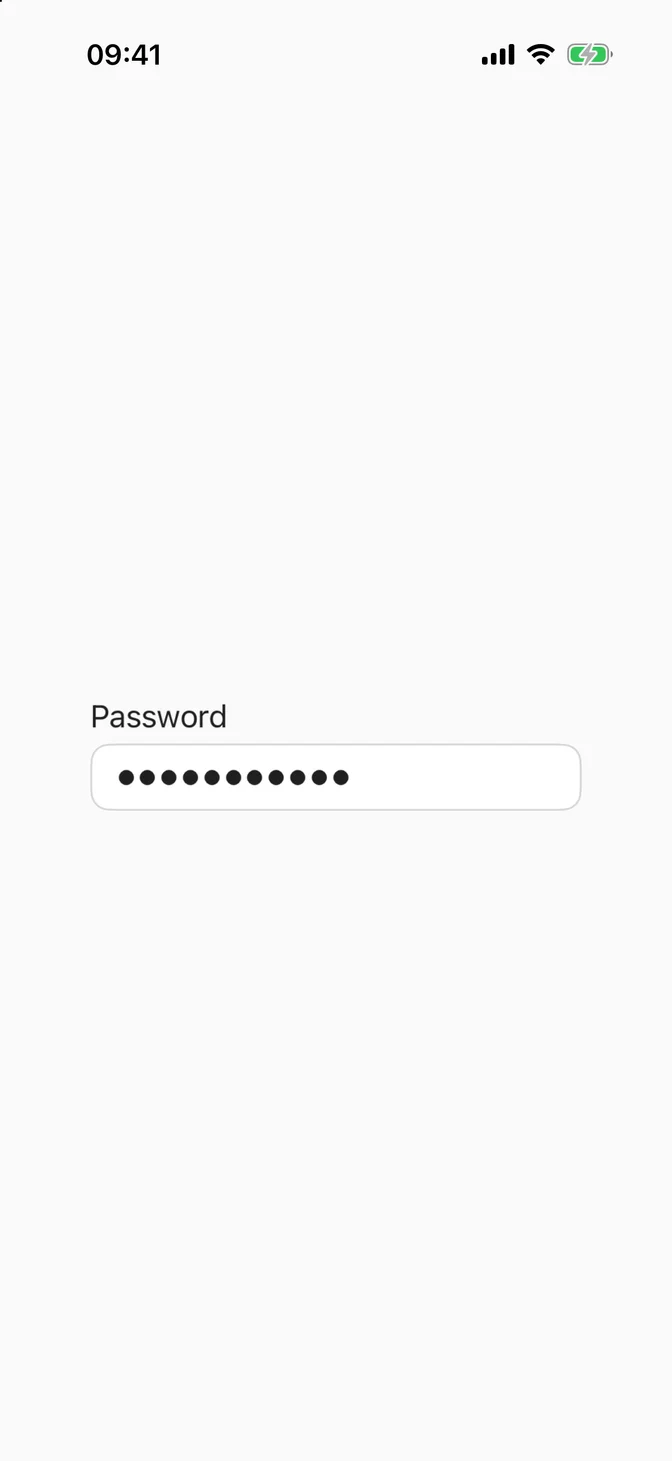 FLXSecureField example