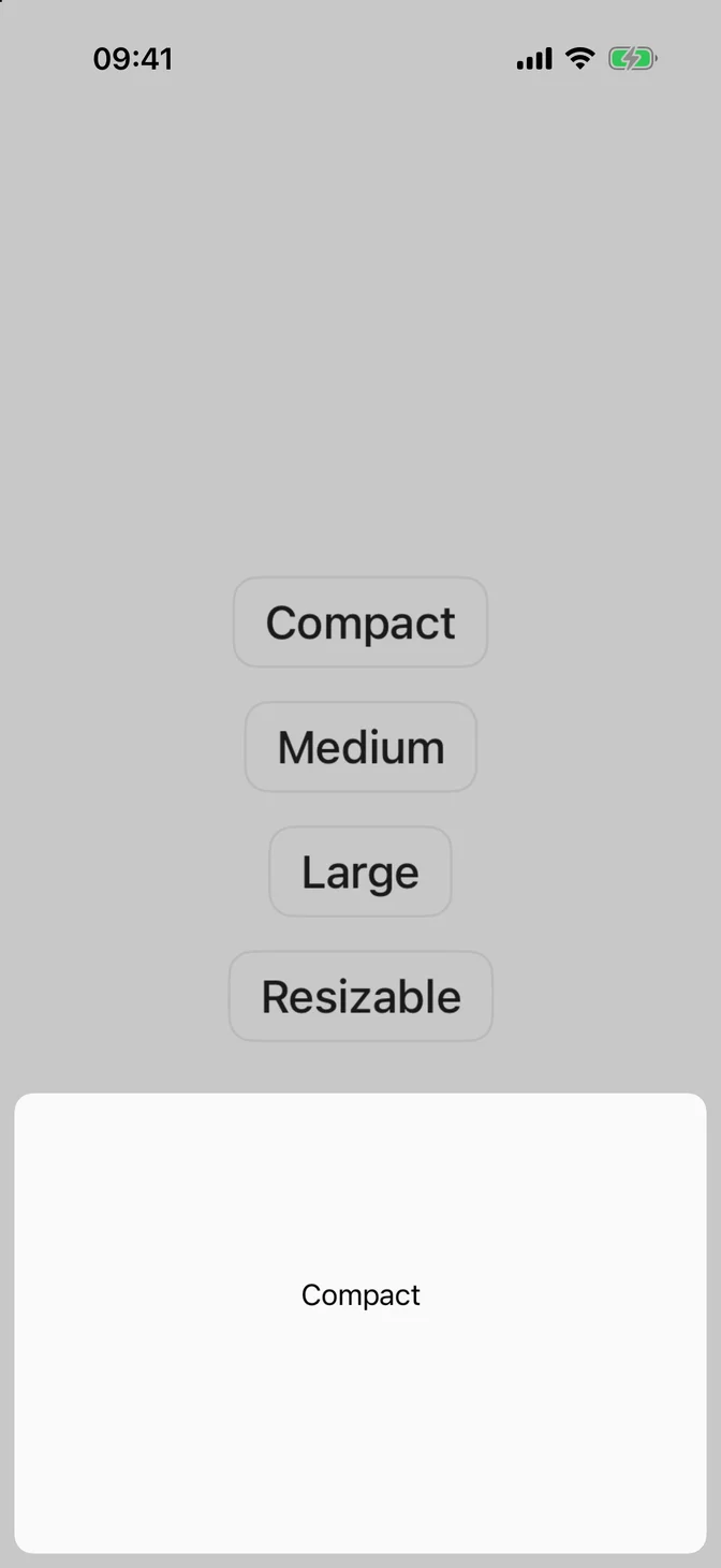 FLXSheet sizes
