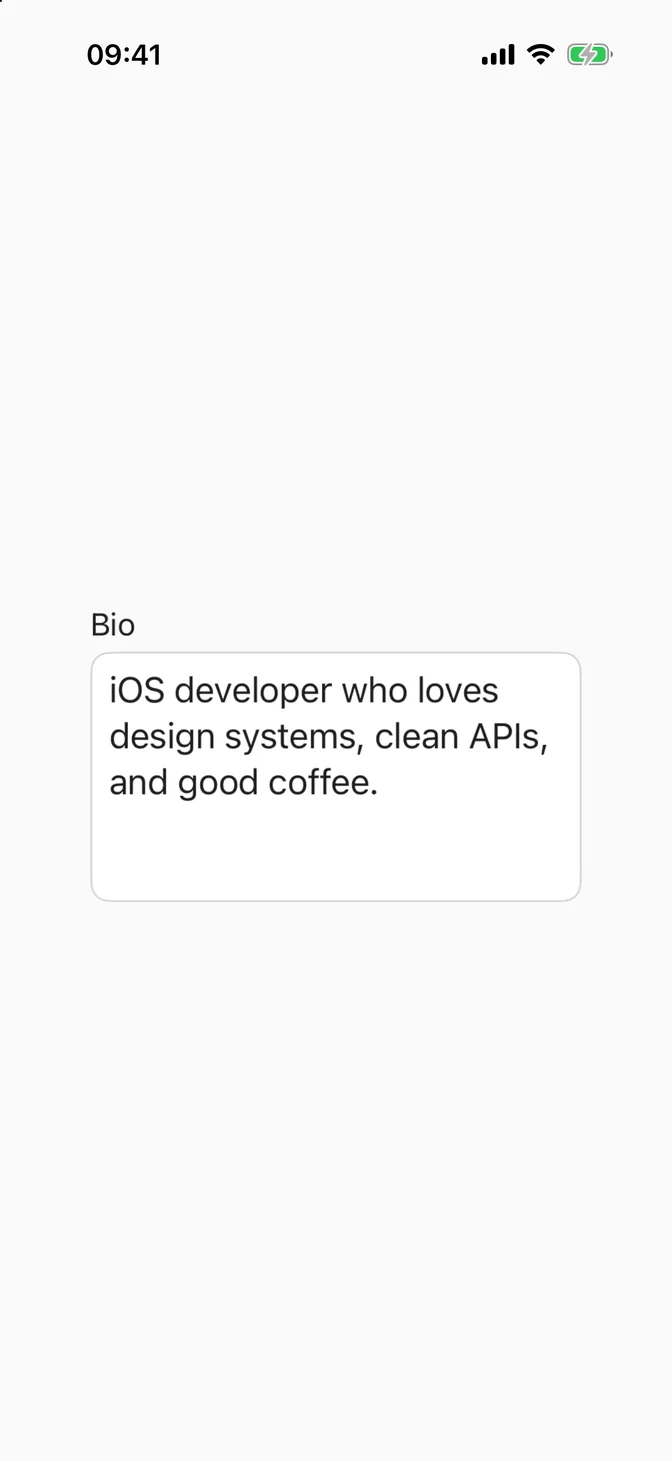 FLXTextEditor example