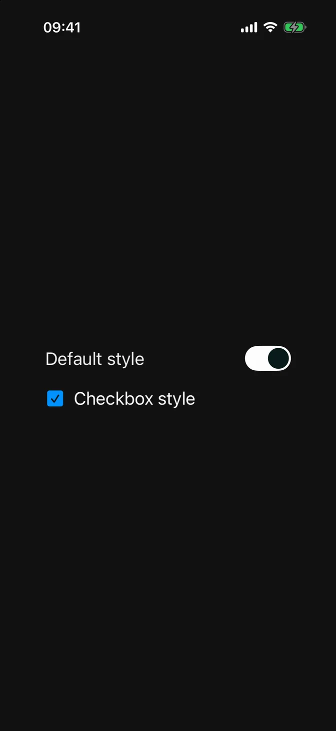 FLXToggle custom styling