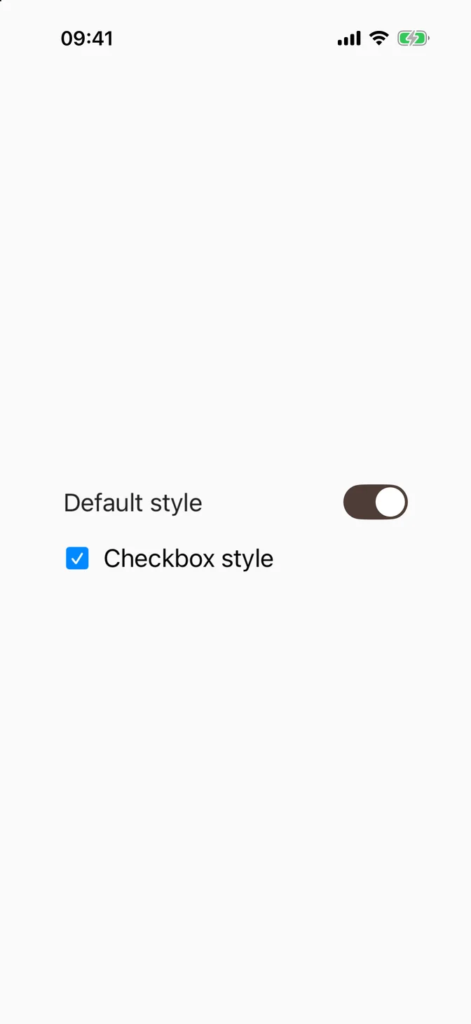 FLXToggle custom styling