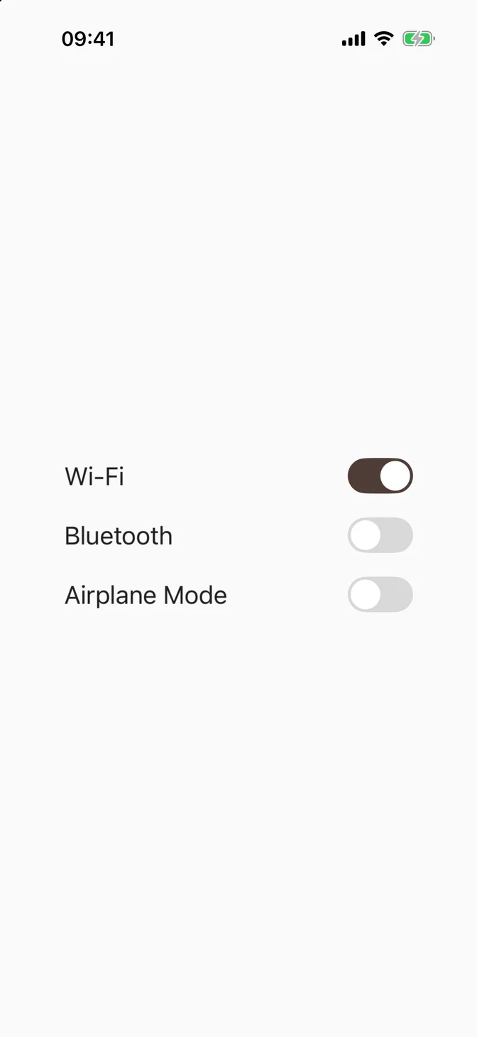 FLXToggle example