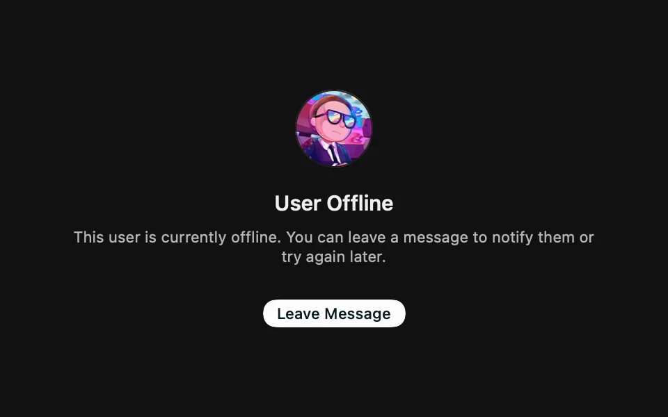 FLXEmpty with an avatar